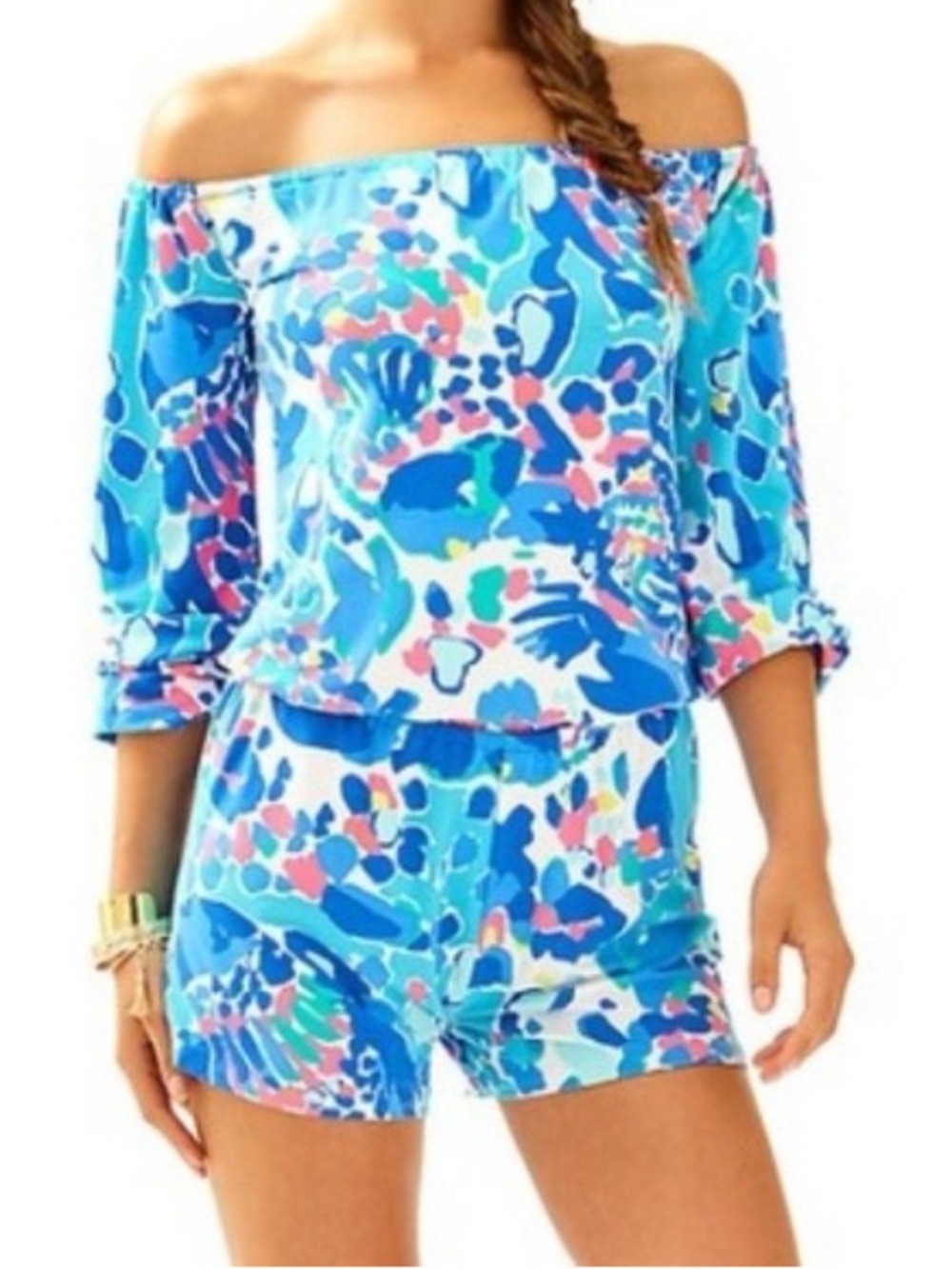 Lilly Pulitzer Lana romper Hit the Spot xxs